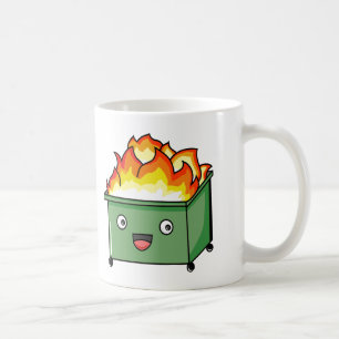 Creekrat Cartoon Studios Dumpster Fire Coffee Mug