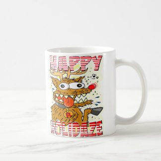 Creekrat Cartoon Studios Happy Holidaze Art Coffee Mug