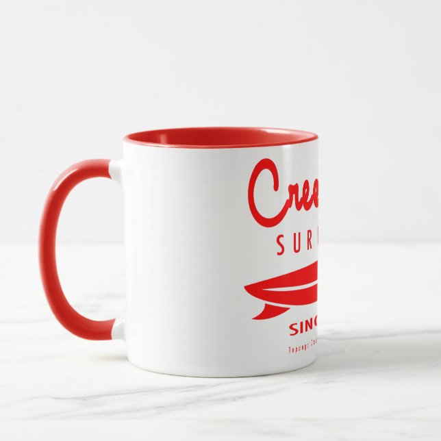 Creekrat Cartoon Studios Surf Shop Creek Rat Mug (Left)