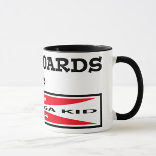 Creekrat Cartoon Studios - Topanga Kid Surfboards  Mug