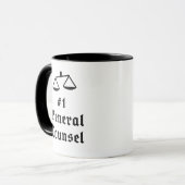 Creekrat Cartoons Fun Attorney Lawyer Mug (Front Left)