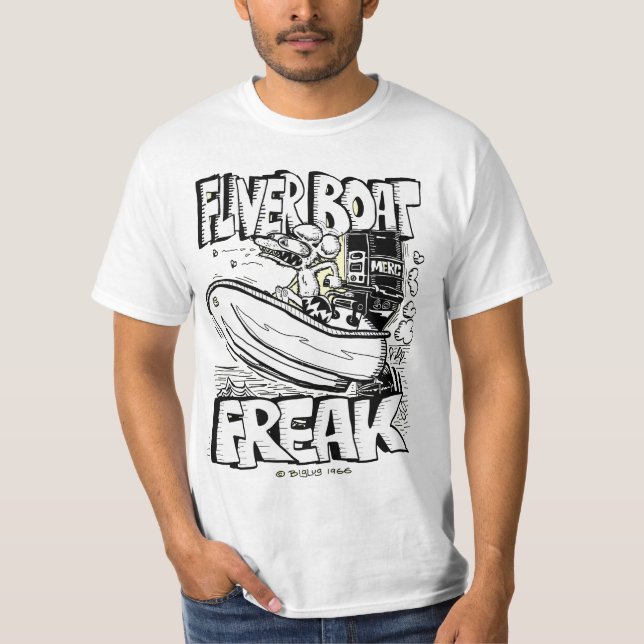 Creekrat Fliver Boat Freak Tee (Front)