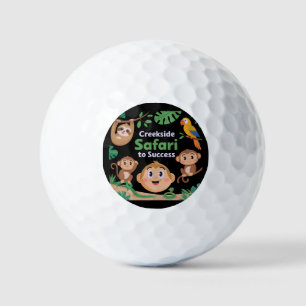 Creekside Safari to Success Wildlife Design Golf Balls