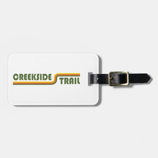 Creekside Trail Luggage Tag (Front Horizontal)