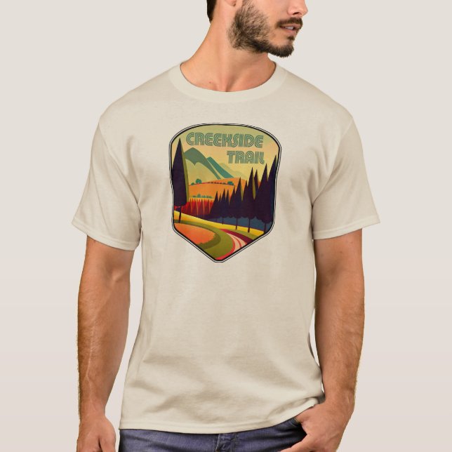 Creekside Trail Ohio Colors T-Shirt (Front)