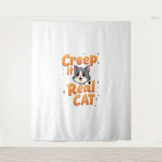 Creep It Real Cat 2 Tapestry
