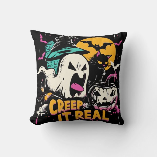 Creep It Real  | ExDesigner | Halloween Cushion (Front)