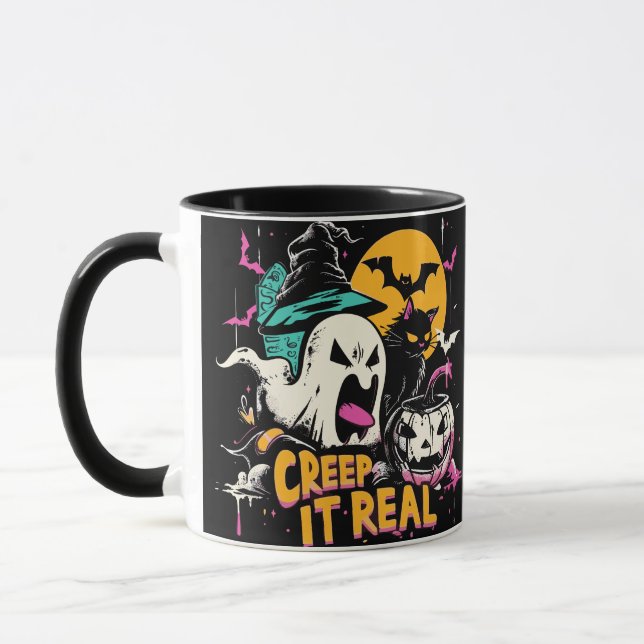 Creep It Real  | ExDesigner | Halloween Mug (Left)