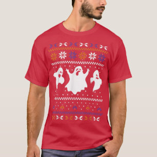 CREEP IT REAL Funny Halloween Ugly Christmas Ghost T-Shirt