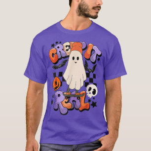 creep It Real Ghost Boy Vintage Retro Halloween Fa T-Shirt