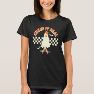 Creep It Real Ghost Halloween Fall Season T-Shirt
