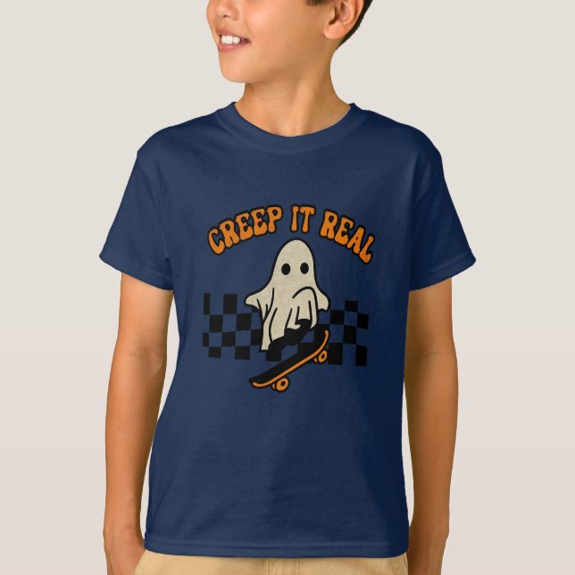 Creep it real - ghost shirt (Front)