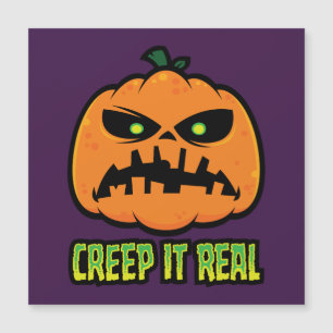 Creep It Real Grumpy Halloween Pumpkin