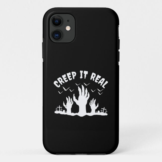 CREEP IT REAL HALLOWEEN GRAVEYARD COSTUME Case-Mate iPhone CASE (Back)