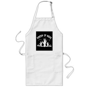 CREEP IT REAL HALLOWEEN GRAVEYARD COSTUME LONG APRON