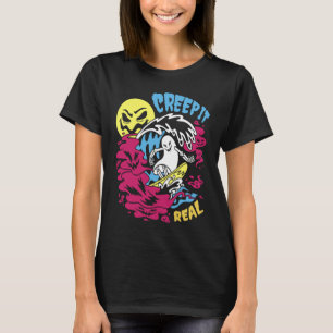 Creep It Real Halloween Men Women Kids Surfing Gho T-Shirt