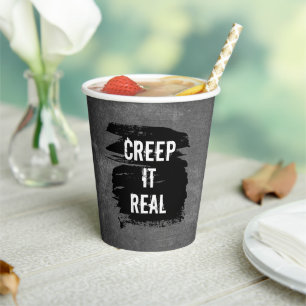 Creep It Real Halloween Paper Cups