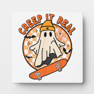 Creep It Real Halloween Plaque
