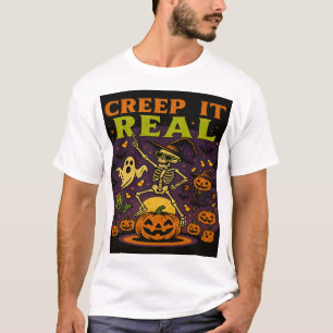 Creep It Real Halloween Tee – Unleash Your Spooky 
