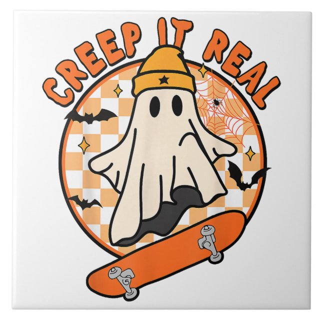  Creep It Real Halloween  Tile (Front)