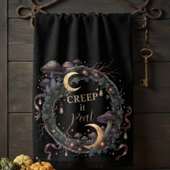 Creep it real Mystical Halloween  Hand Towel (Creator Uploaded)