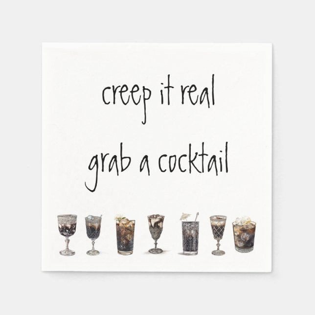 Creep it Real Napkin (Front)