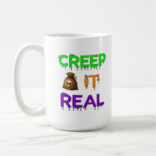 Creep It Real Spooky Scene For Halloween Fans 👻 Coffee Mug