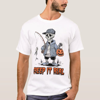 creep it reel, halloween fishing T-Shirt
