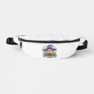 Creep It Slow � Cute Halloween Sloth Shirt with Pu Bum Bags