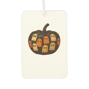 Creeper Pumpkin Ghosts Halloween Gift Classic T-Sh Car Air Freshener