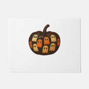 Creeper Pumpkin Ghosts Halloween Gift Classic T-Sh Doormat