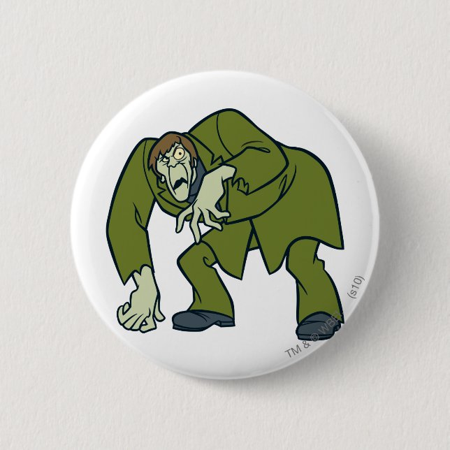 Creeper Villain 6 Cm Round Badge (Front)