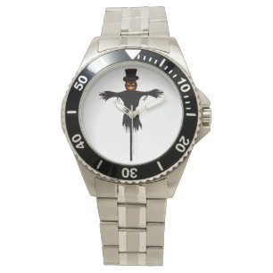 Creepily Cool: Halloween Stainless Steel Bracelet  Watch