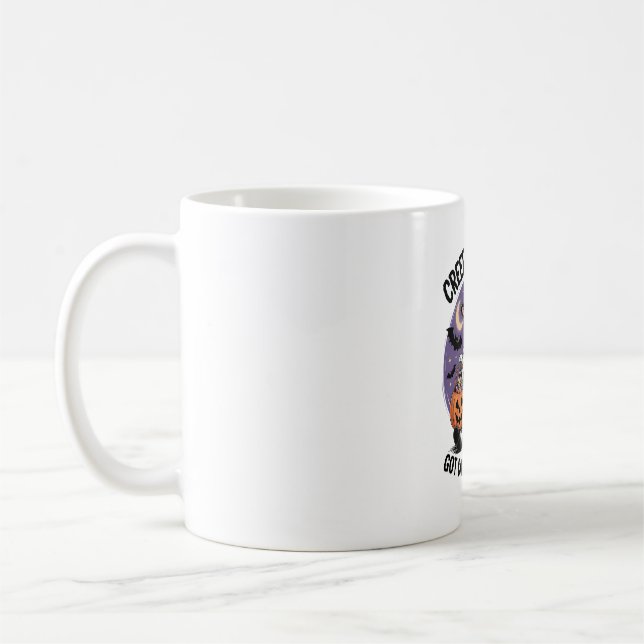 Creepin’ Cow Halloween Coffee Mug (Left)