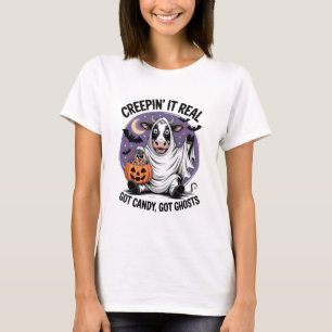 Creepin� Cow Halloween T-Shirt