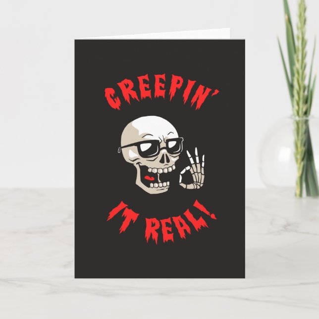 Creepin' It Real Card (Front)