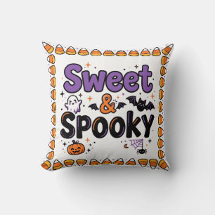 Creepin It Real Moon Throw Pillow