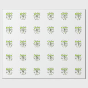 Creepin It Real Skeleton Halloween Bones Spider We Wrapping Paper