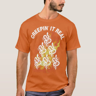 Creepin It Real Snake Halloween Night T-Shirt