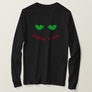 Creepin it Real Spooky Eye Halloween T-Shirt