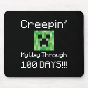 Creepin' My Way Through 100 Days!!! Graphic Mouse Mat