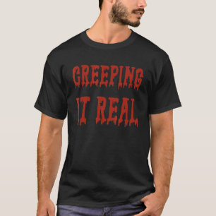 Creeping it Real Little Monster Halloween for Men T-Shirt