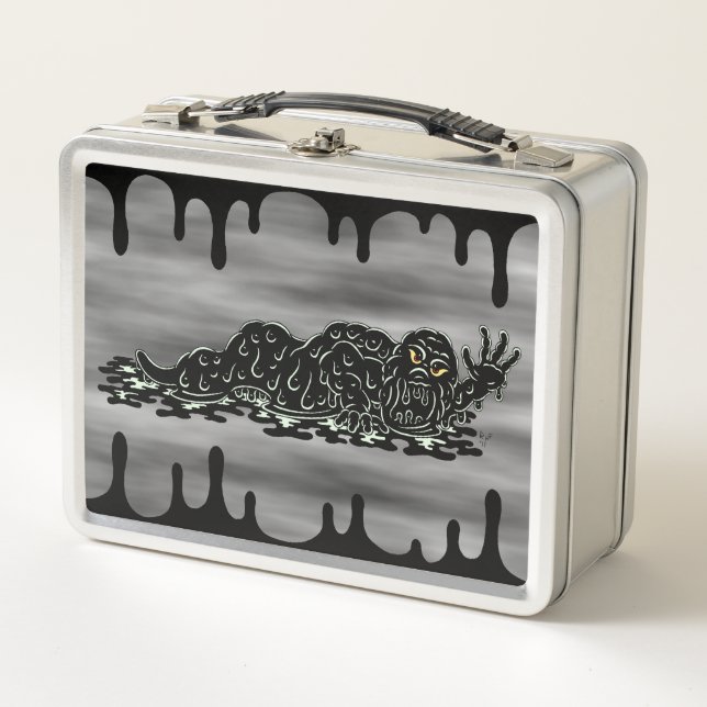 Creeping Slime Hulk Weird Horror Art Metal Lunch Box (Front)