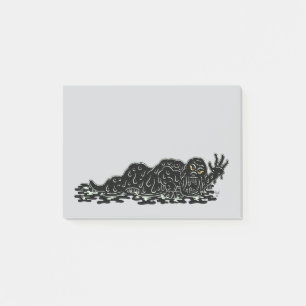 Creeping Slime Hulk Weird Horror Art Post-it Notes