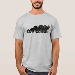 Creeping Slime Hulk Weird Horror Art T-Shirt