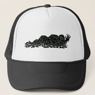 Creeping Slime Hulk Weird Horror Art Trucker Hat