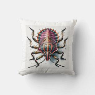 Creeping Water Bug 160724IREF216 - Watercolor Cushion