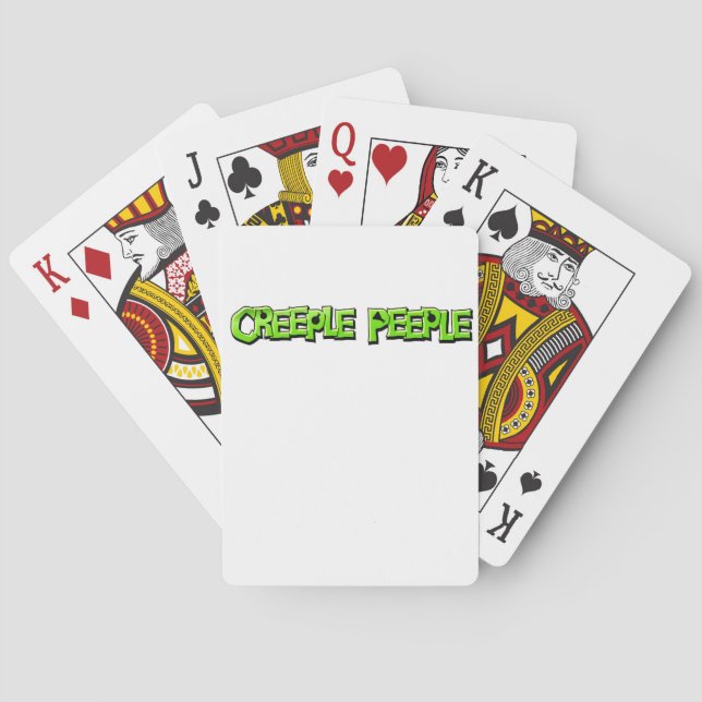 Creeple Peeple playing cards (Back)