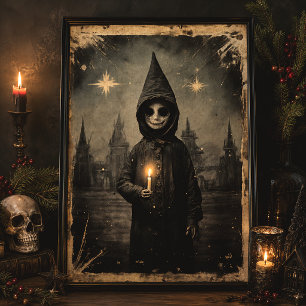 Creepmas Gothic Christmas Vintage Horror Poster