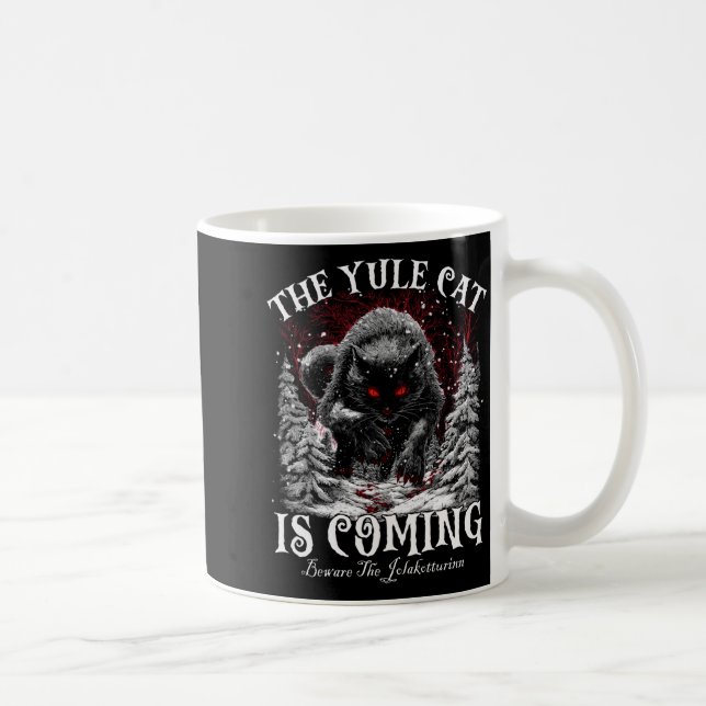 Creepmas The Yule Cat Is Coming Be Ware Of Jolakot Coffee Mug (Right)